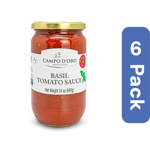 Campo D'oro Tomato Basil Sauce 24 oz (Pack Of 6)