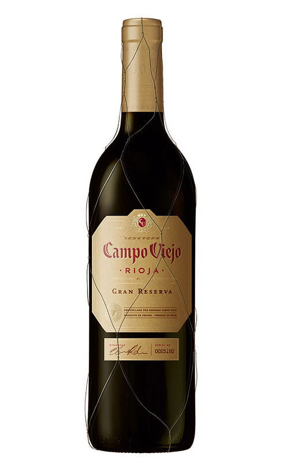 Campo Viejo Gran Reserva Tempranillo Red Wine 750 ml 14% ABV Complex Aroma and Flavor Notes