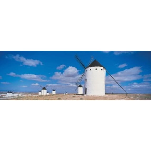 Campo de Criptana La Mancha Spain Poster Print (18 x 6)