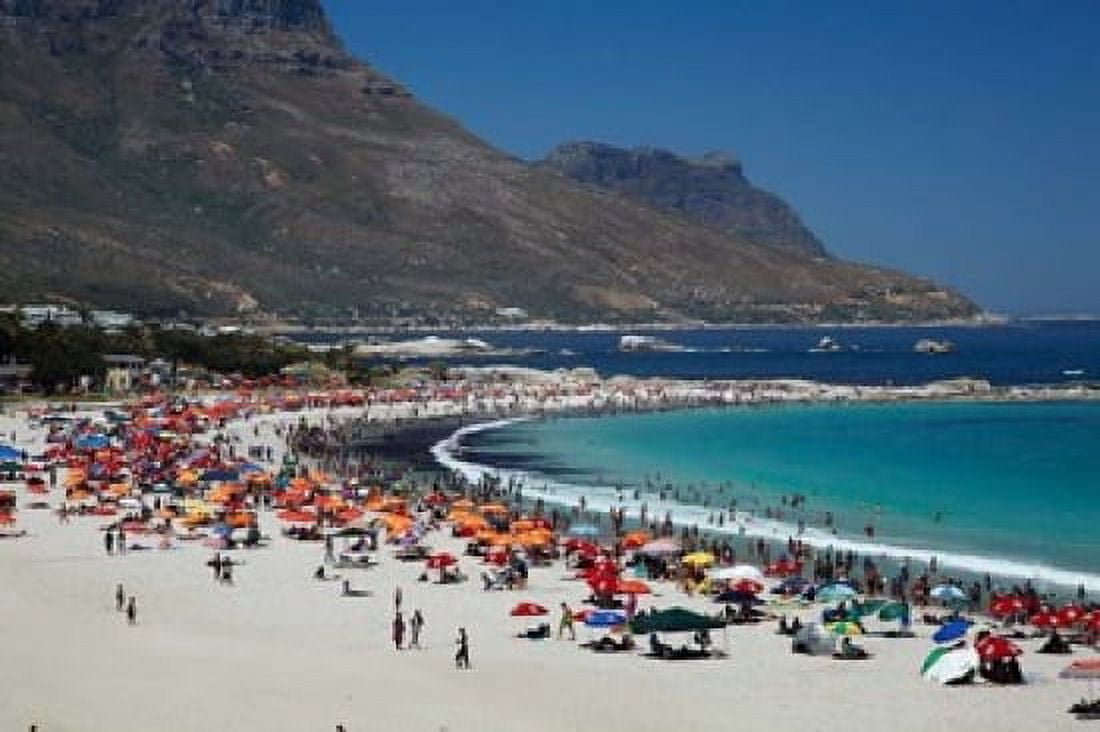 Camps Bay Cape Town South Africa Canvas Art - David Wall DanitaDelimont (19 x 12)