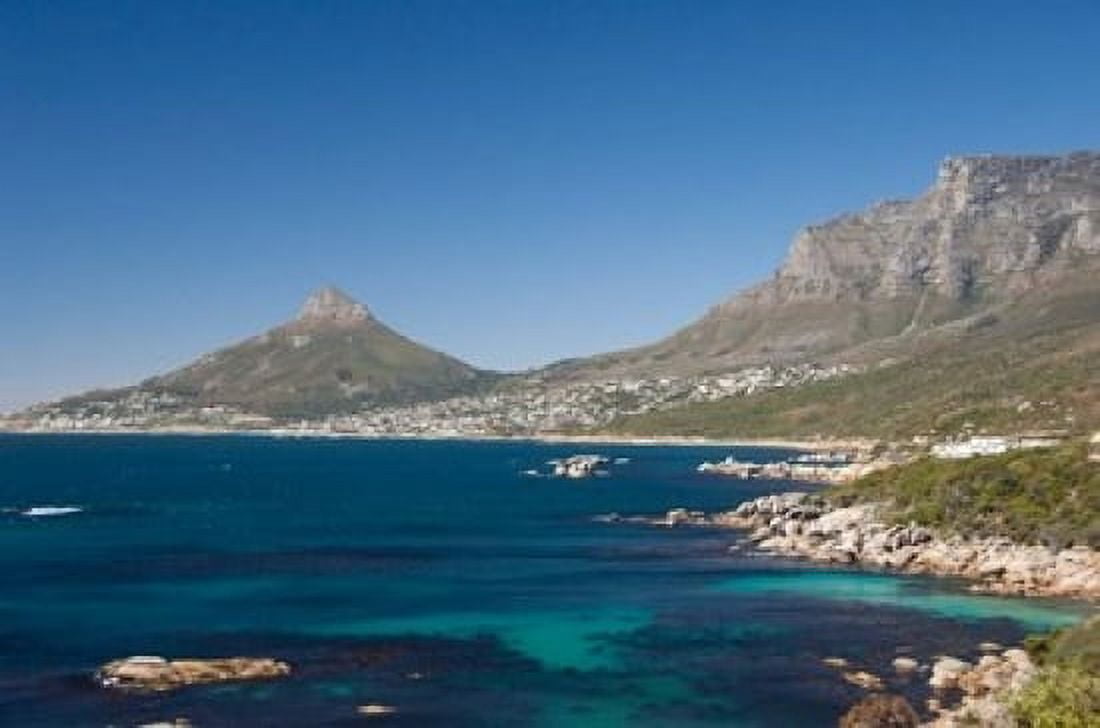 Camps Bay and Clifton area view of the backside of Lions Head Cape Town South Africa Canvas Art - Cindy Miller Hopkins DanitaDelimont (17 x 11)