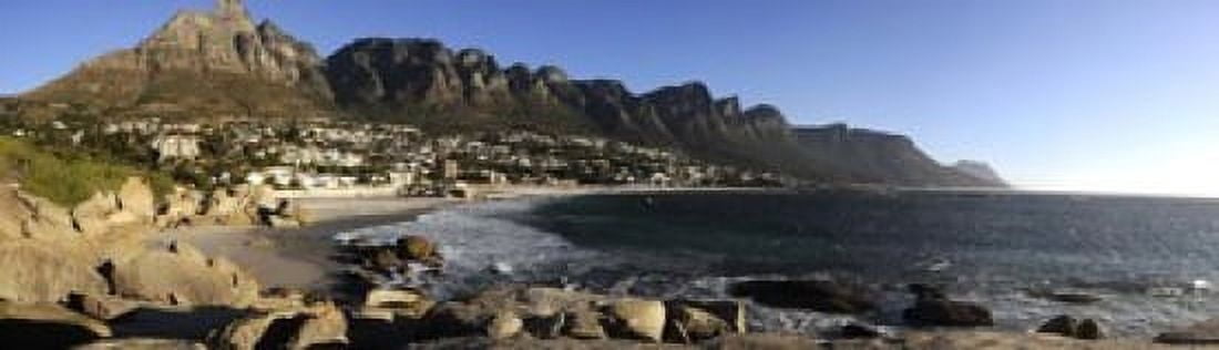 Camps Bay with the Twelve Apostles in the background Western Cape Province South Africa Canvas Art - Panoramic Images (20 x 6)