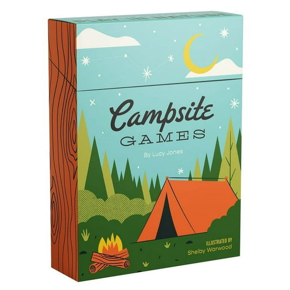 Campsite Games: 50 Fun Games to Play in Nature, (Hardcover)