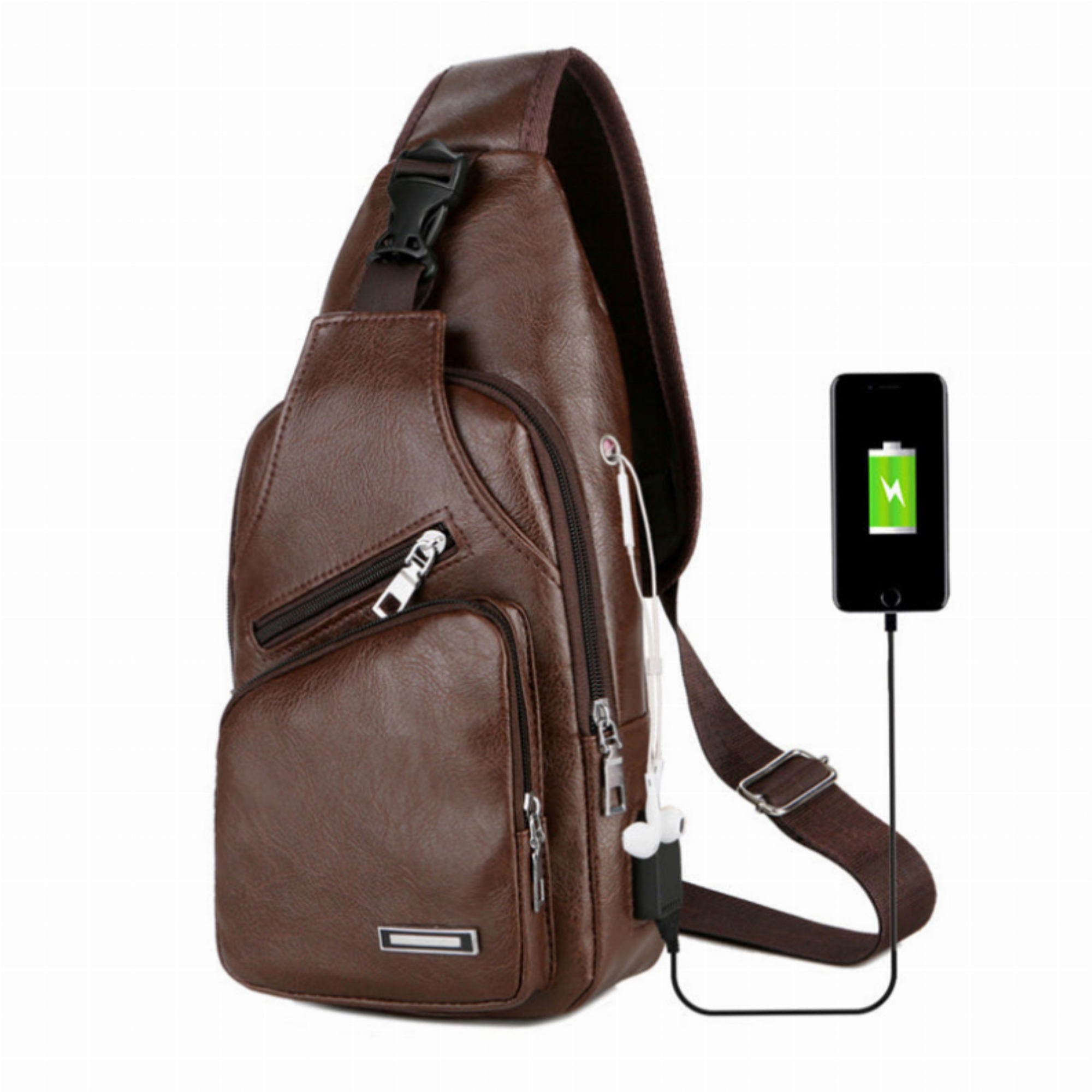 Campus Buddy Sling Bag With 3 In 1 Access by VistaShops - image 1 of 2