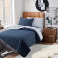 thumbnail image 1 of Campus Comforts by New Sega Home 2-Piece Pinsonic Quilt Set, Henry, Blue, Twin-XL, 1 of 8