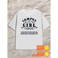 thumbnail image 1 of Campus Girl Forever men 180G 100% Cotton white Trendy Unisex Shirt Graphic Tee tshirts Retro Unisex Shirt Graphic tshirts Trendy Unisex Shirt Cotton tshirts, 1 of 7