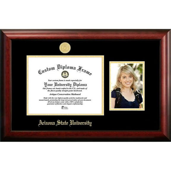 Campus Image AFPG001 Air Force Portrait Frame Gold Medallion