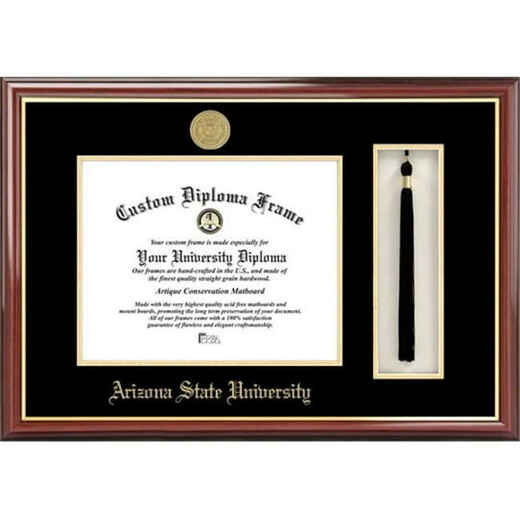 Campus Image AZ994PMHGT Arizona State University Tassel Box and Diploma Frame