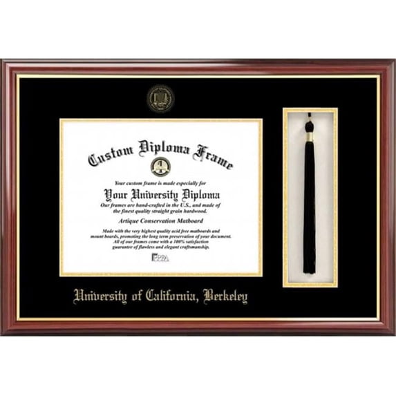 Campus Image CA945PMHGT University of California- Berkeley Tassel Box and Diploma Frame