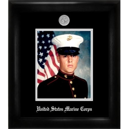 Campus Image MAPS002 Marine Corp Portrait Frame Silver Medallion