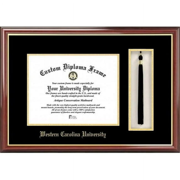 Campus Image NC994PMHGT Western Carolina UniversityTassel Box and Diploma Frame
