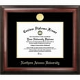 thumbnail image 1 of Campus Images AZ995GED-1185 11 x 8.5 in. Northern Arizona University Gold Embossed Diploma Frame - Satin Mahogany, 1 of 7