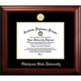 thumbnail image 1 of Campus Images OK999GED-1185 11 x 8.5 in. Oklahoma State University Gold Embossed Diploma Frame - Satin Mahogany, 1 of 7