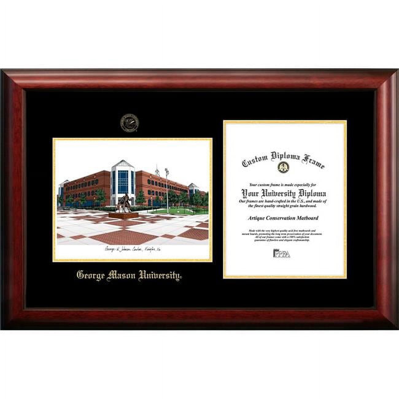 Campus Images 14 X 10 In George Mason University Gold Embossed Diploma