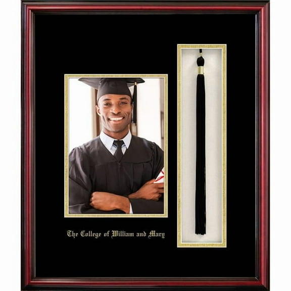 Campus Images OH9945x7PTPC 5 x 7 in. University of Dayton Portrait Frame with Tassel Box Petite Cherry