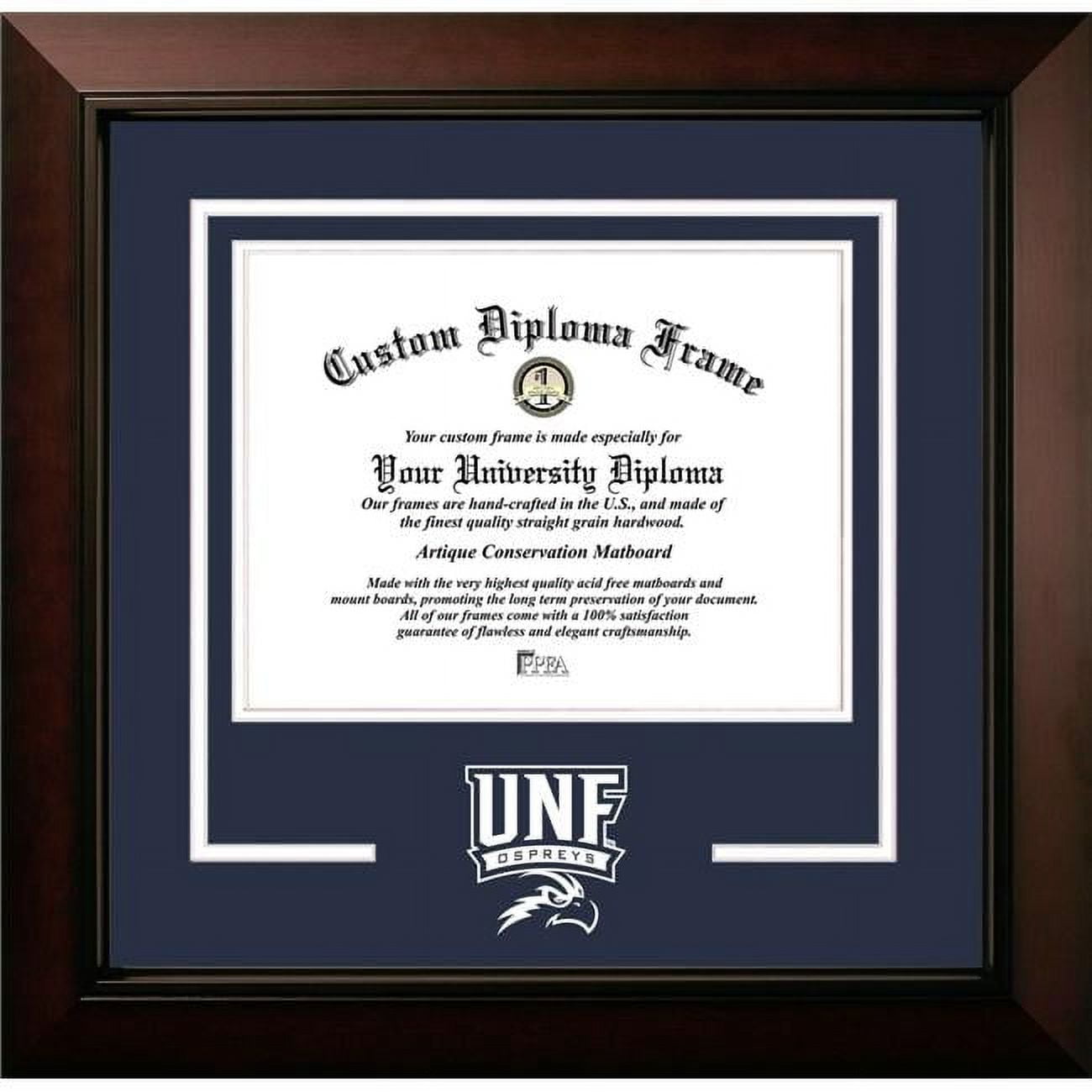 Campus Images 8.5 x 11 in. North Florida Ospreys Logo Diploma Frame