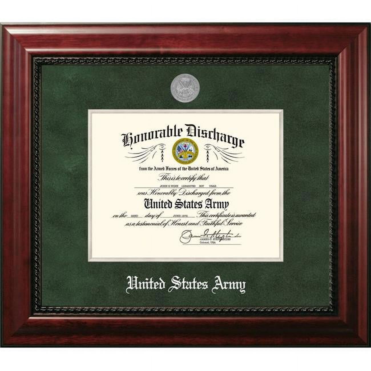 Campus Images 8.5 x 11 in. Patriot Frames Army Discharge Executive