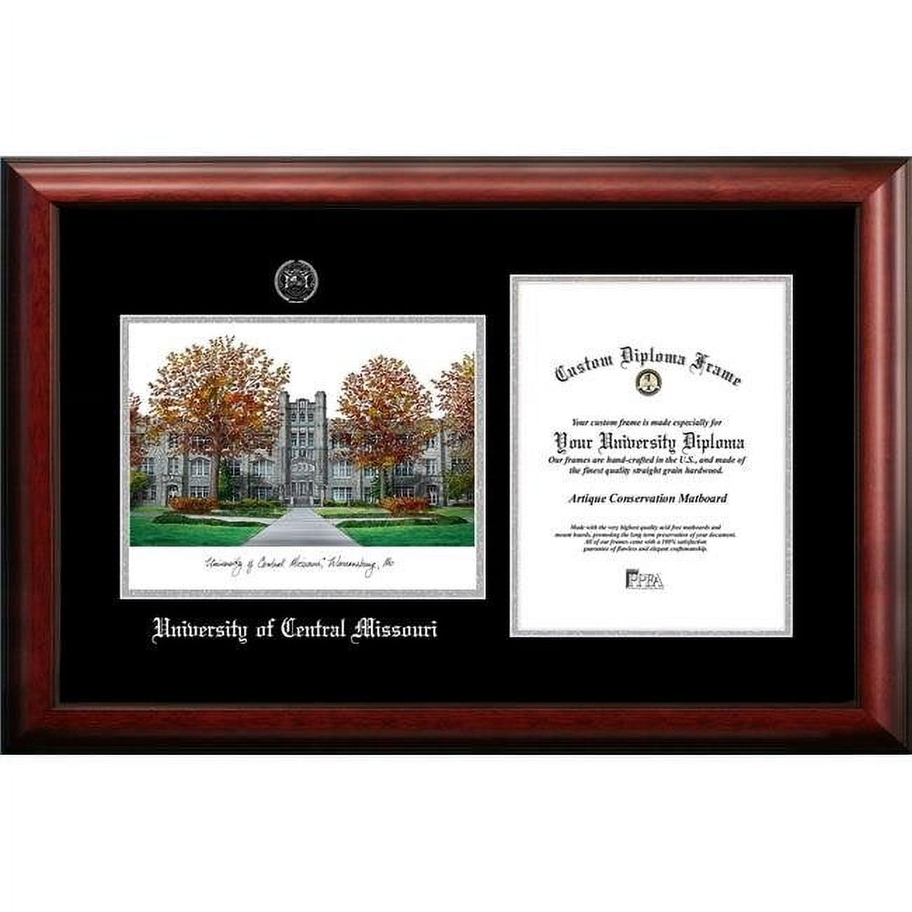 Campus Images 8.5 x 11 in. University Central Missouri Silver Embossed ...