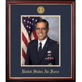 thumbnail image 1 of Campus Images  8 x 10 in. Patriot Frames Air Force Portrait Petite Mahogany Frame with Gold Medallion, 1 of 1