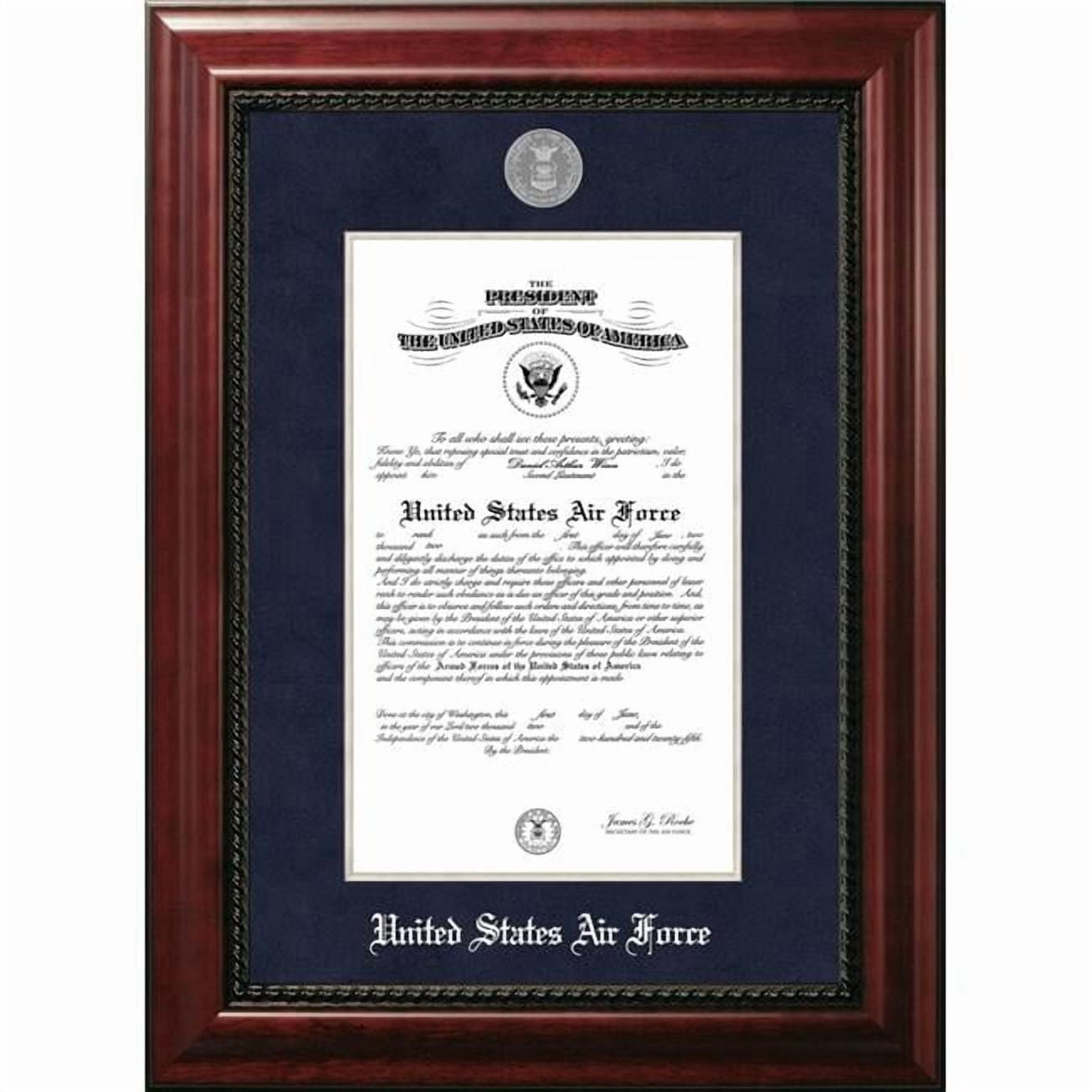 Campus Images AFCEX002 10 x 14 in. Patriot Frames Air Force Certificate Executive Frame with Silver Medallion