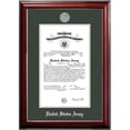 thumbnail image 1 of Campus Images ARCCL0028.5x11 8.5 x 11 in. Patriot Frames Army Certificate Classic Mahogany Frame with Silver Medallion, 1 of 1