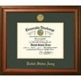 thumbnail image 1 of Patriot Frame's Army 8.5x11 Discharge Walnut Frame Gold Medallion, 1 of 1
