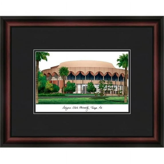 Campus Images AZ994A 18'' x 14'' Arizona State University Academic Lithograph Frame