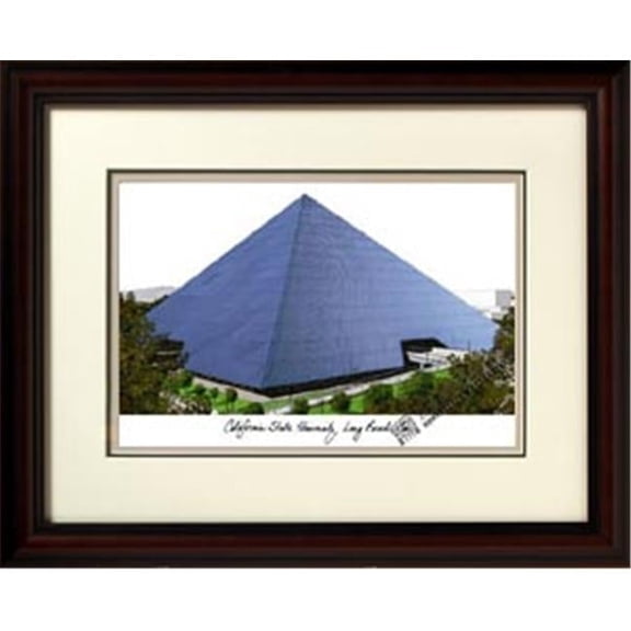 Campus Images CA923R California State University Long Beach Alumnus Framed Lithogr