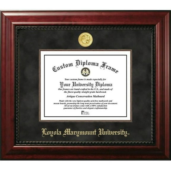 Campus Images CA927EXM-1185 8.5 x 11 in. Loyola Marymount University Executive Diploma Mahogany Frame