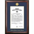 thumbnail image 1 of Campus Images CGCG00111x14 11 x 14 in. Patriot Frames Coast Guard Certificate Mahogany Frame with Gold Medallion, 1 of 1