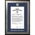 thumbnail image 1 of Campus Images CGCHO0028.5x11 8.5 x 11 in. Patriot Frames Coast Guard Certificate Honors Silver Frame with Silver Medallion, 1 of 1