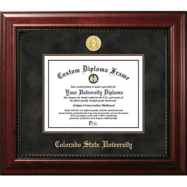 Campus Images CO999EXM-1185 8.5 x 11 in. Colorado State Executive Diploma Mahogany Frame