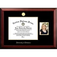 thumbnail image 1 of Campus Images DE999PGED-1612 16 x 12 in. University of Delaware Gold Embossed Diploma Frame with 5 x 7 in. Portrait - Satin Mahogany, 1 of 1