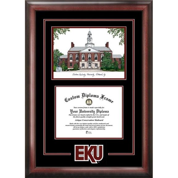 Campus Images  Eastern Kentucky University Spirit Graduate Frame