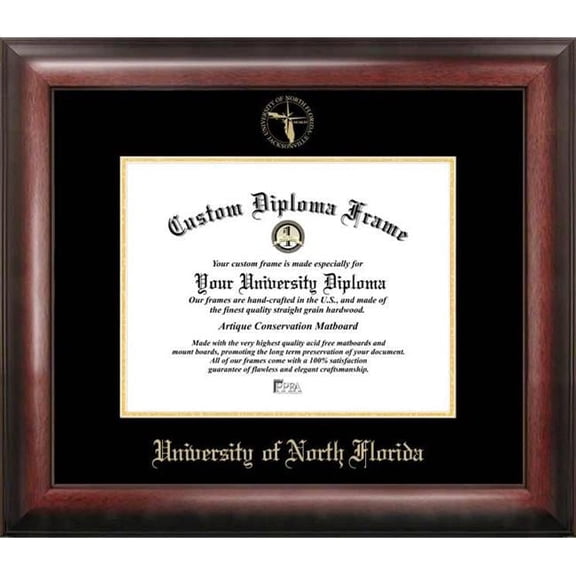 Campus Images FL993GED University of North Florida Gold Embossed Diploma Frame