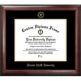 thumbnail image 1 of Campus Images FL997GED-1185 11 x 8.5 in. Florida A&M University Gold Embossed Diploma Frame - Satin Mahogany, 1 of 7