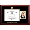 thumbnail image 1 of Campus Images GA975PGED-1512 12 x 15 in. Georgia Southern Gold Embossed Diploma Satin Mahogany Frame with 5 x 7 in. Portrait, 1 of 1