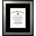 thumbnail image 1 of Campus Images HSBS001810 8 x 10 in. Honors Certificate Frame with Black & Silver Mats, Silver, 1 of 2