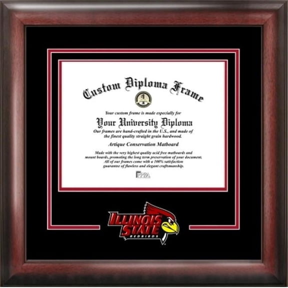 Campus Images IL966SD 18'' x 14'' Illinois State University Spirit Diploma Wall Art