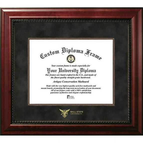 Campus Images IN985EXM-1714 17 x 14 in. Ball State University Executive Diploma Frame