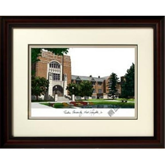 Campus Images IN988R Purdue University Alumnus Framed Lithograph