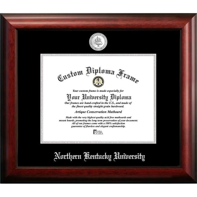 Campus Images KY977SED-1185 11 x 8.5 in. Northern Kentucky University Silver Embossed Diploma Frame