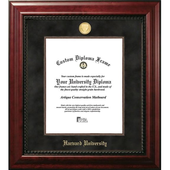 Campus Images MA992EXM-1114 14 x 11 in. Harvard University Executive Diploma Mahogany Frame