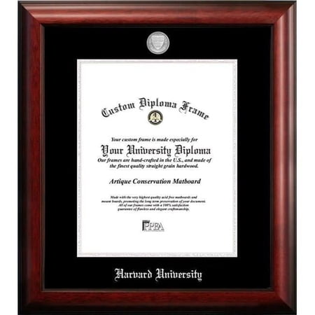 Campus Images MA992SED-1114 11 x 14 in. Harvard University Silver Embossed Diploma Frame