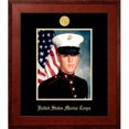 thumbnail image 1 of Campus Images MAPHO001 8 x 10 in. Patriot Frames Marine Portrait Honors Mahogany Frame with Gold Medallion, 1 of 1
