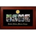 thumbnail image 1 of Campus Images MASSHO001S Patriot Frames Marine Collage Photo Honors Mahogany Frame with Gold Medallion, 1 of 1