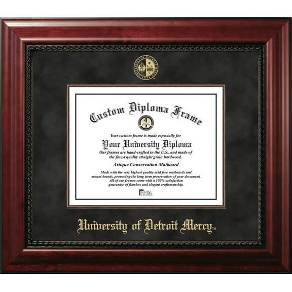 Campus Images MI985EXM-1185 8.5 x 11 in. University of Detroit, Mercy Executive Diploma Frame