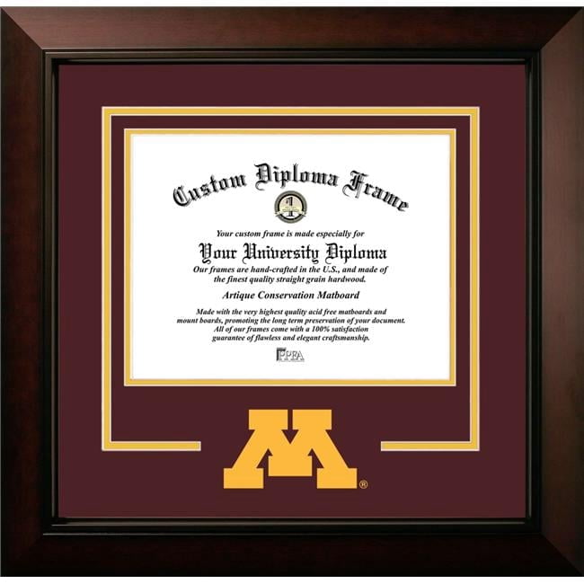 Campus Images UNLV Running Rebels Diploma Frame - Legacy Black Cherry With Gold Embossed Seal, 11x8.5 Inches