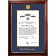 thumbnail image 1 of Campus Images NACCL001 10 x 14 in. Patriot Frames Navy Certificate Classic Mahogany Frame with Gold Medallion, 1 of 1