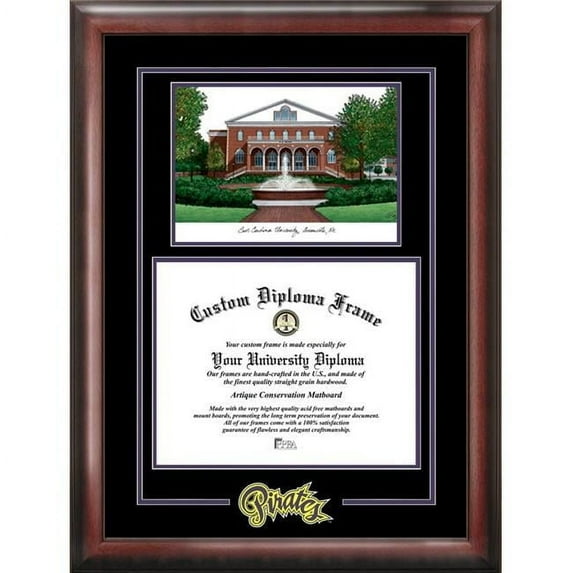 Campus Images NC995SG East Carolina University Spirit Graduate Frame